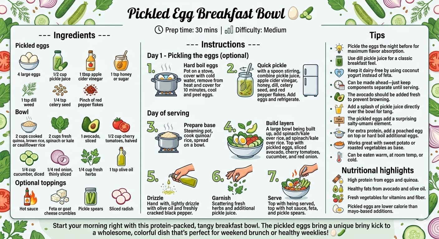 Pickled Egg Breakfast Bowl