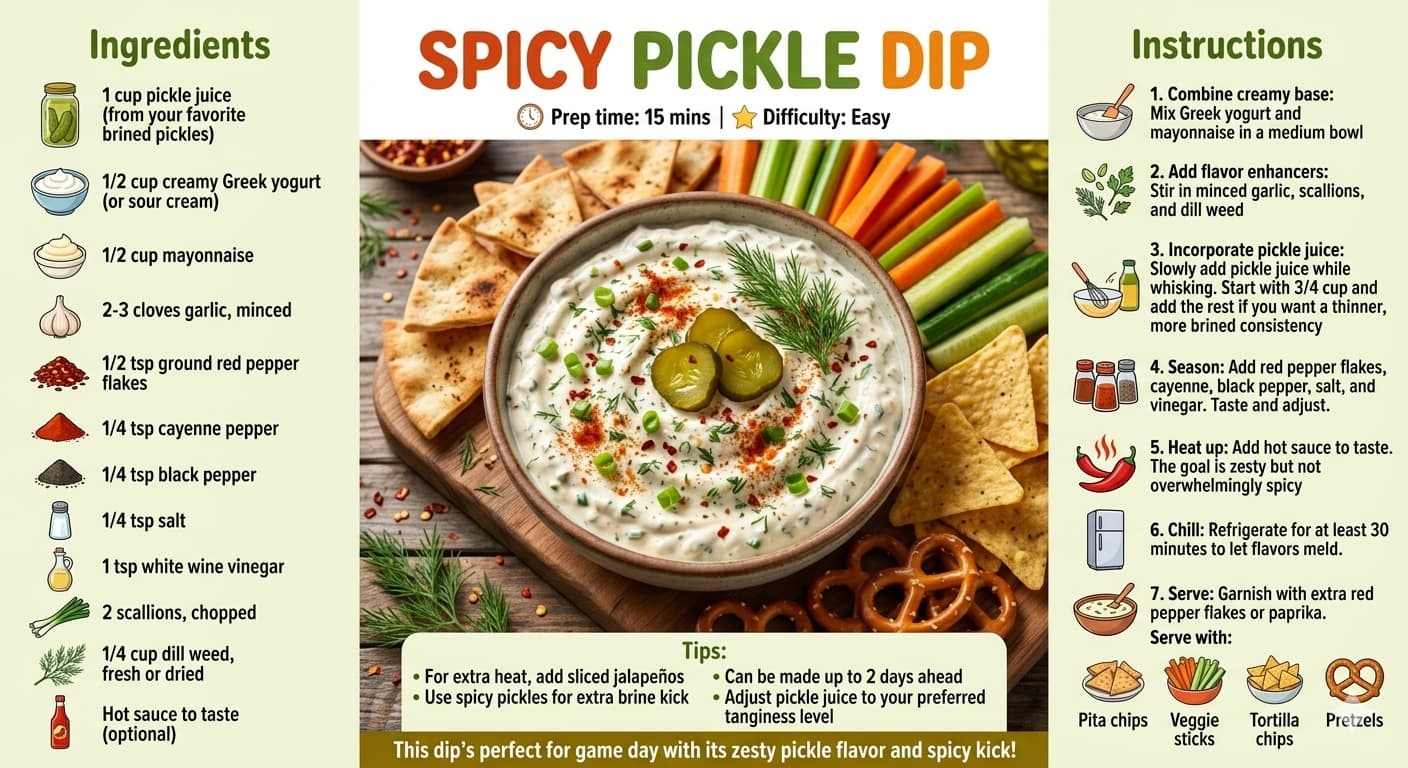 Spicy Pickle Dip