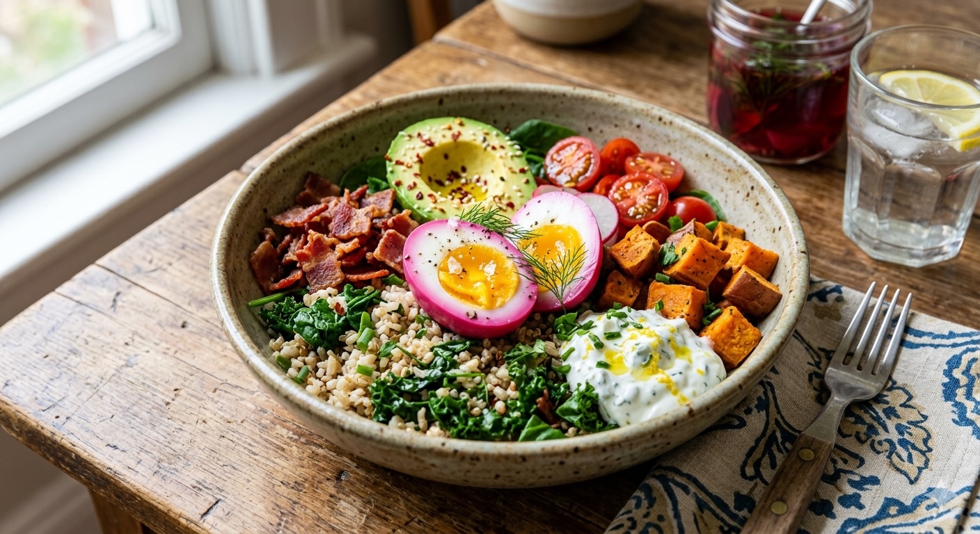 Pickled Egg Breakfast Bowl