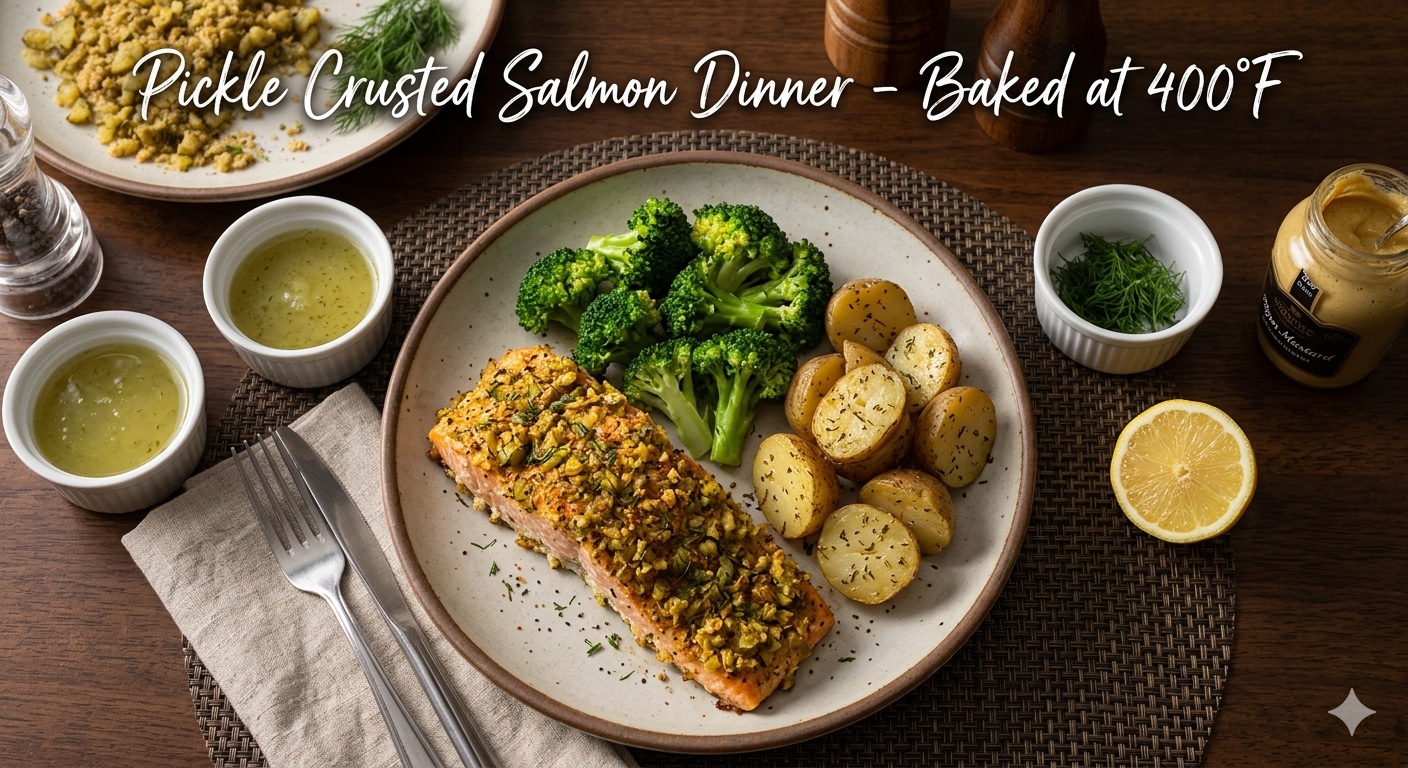 Pickle-Crusted Salmon