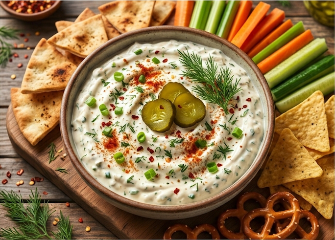 Spicy Pickle Dip